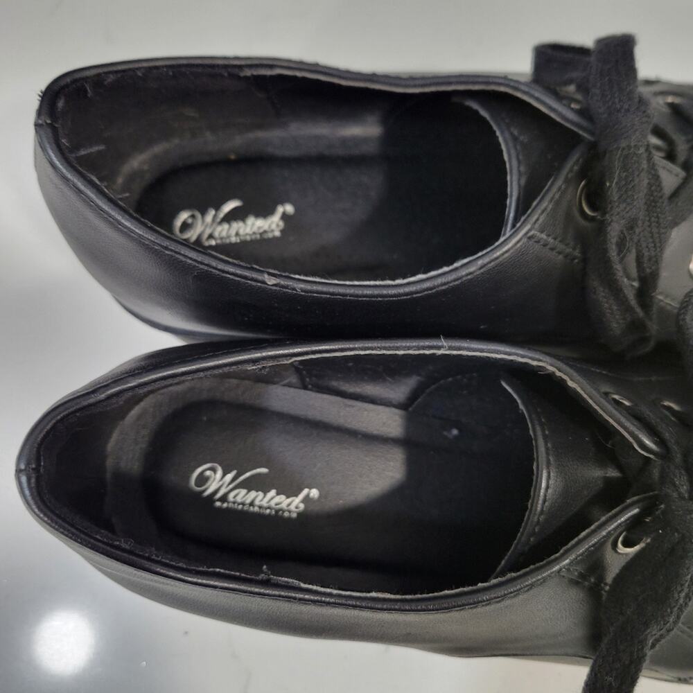 Wanted Breakout Oxford 90's Y2K Style Lug Heel Platform Size 9 - Picture 9 of 12